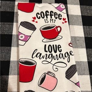Coffee is my Love Language Towel set